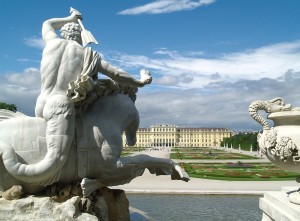 Vienna tour Castello di Schoenbrunn - visto dalla Gloriette Castello di Schoenbrunn - visto dalla Gloriette